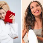 Towel Dry or Blow Dry Hair