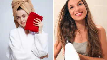 Towel Dry or Blow Dry Hair