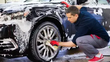 car wash with shampoo